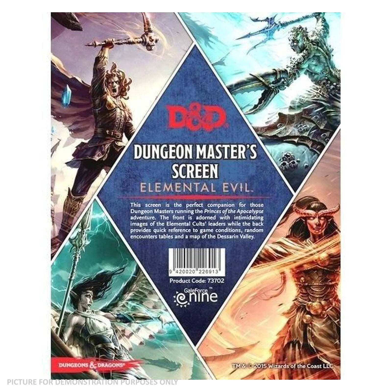 Dungeons & Dragons Temple of Elemental Evil DM Screen